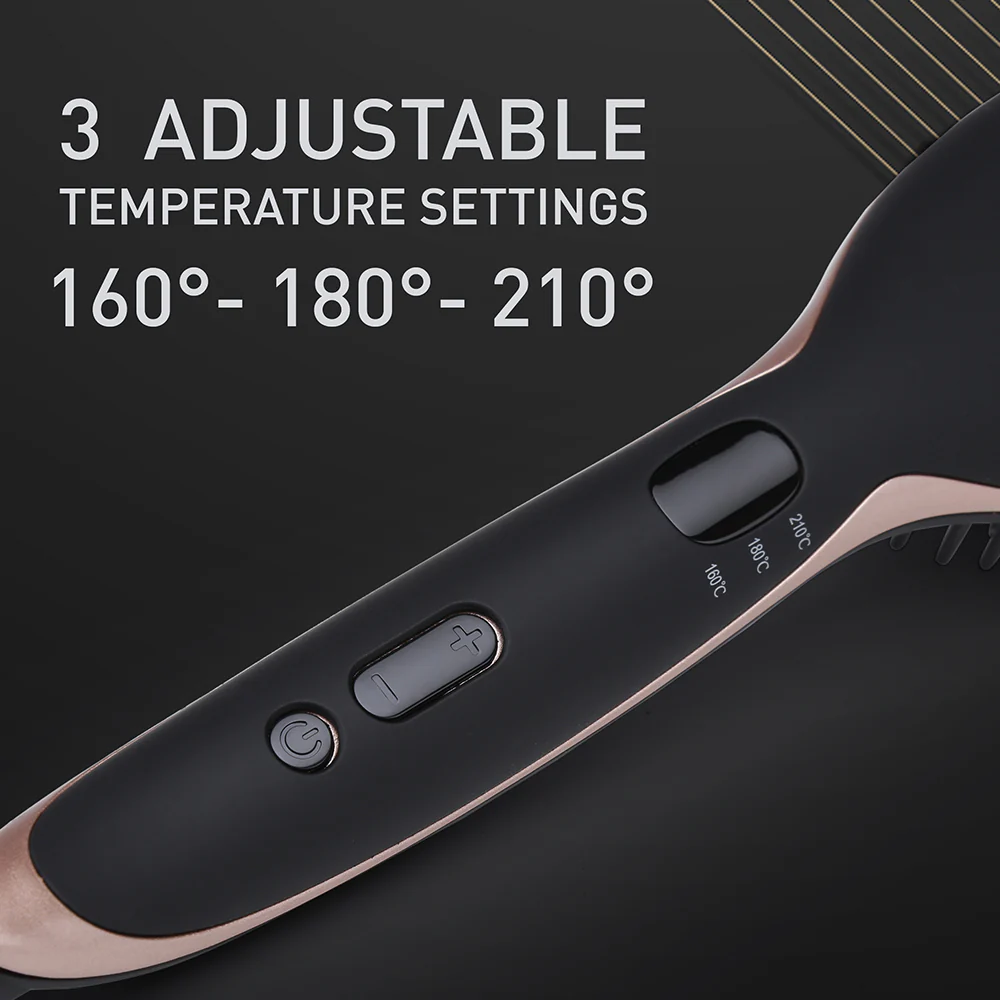 Ikonic Professional Hair Straightener Hot Brush