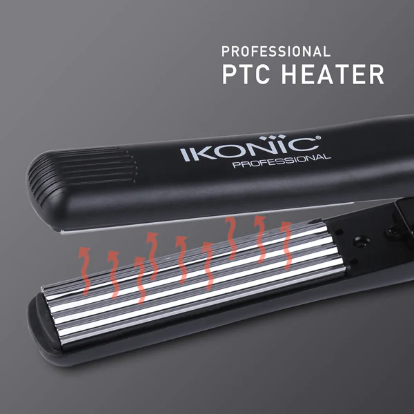 IKONIC Professional Titanium Hair Slim Crimper Styler