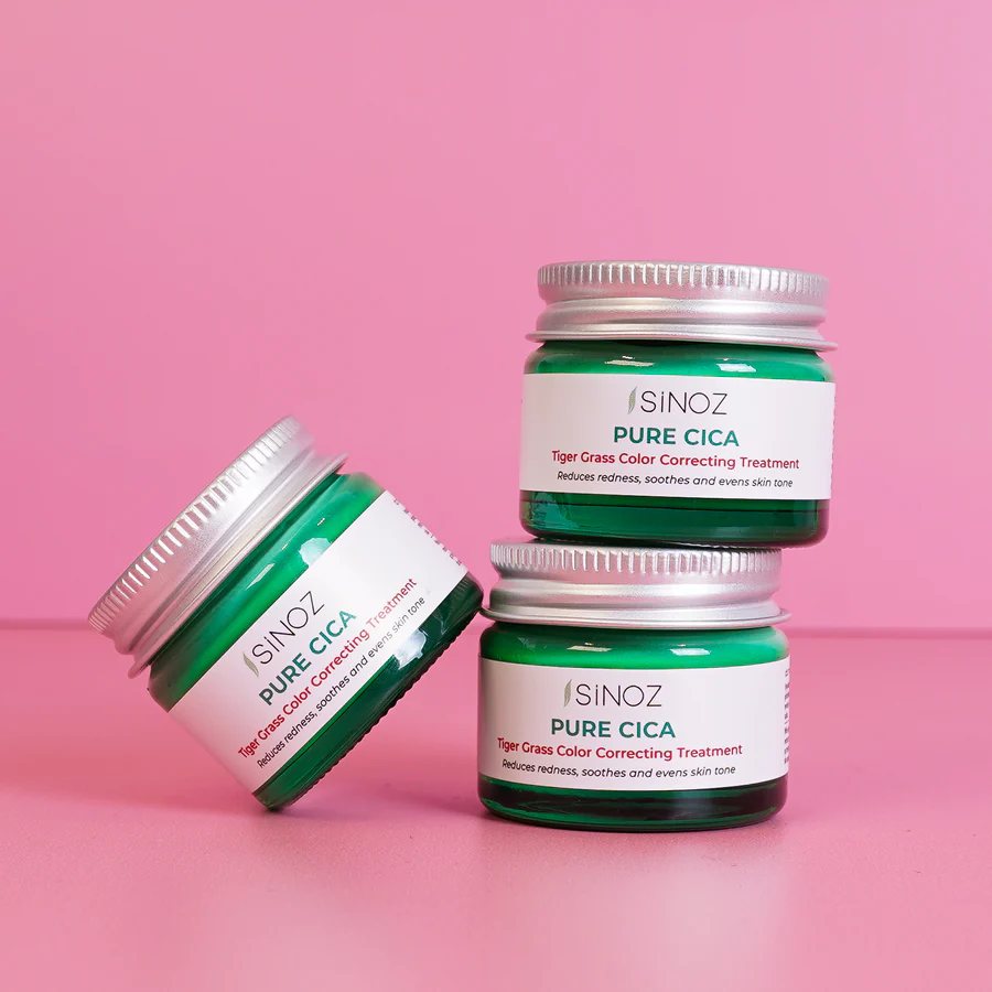 Sinoz Pure Cica Tiger Grass Color Correcting Treatment Cream 15 ml