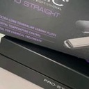 IKONIC Pro Titanium Shine Black Hair Straightener with Professional PTC and Dual Ceramic Heaters for Longer, Thicker, and Afro Caribbean Hair