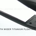 IKONIC Pro Titanium Shine Black Hair Straightener with Professional PTC and Dual Ceramic Heaters for Longer, Thicker, and Afro Caribbean Hair