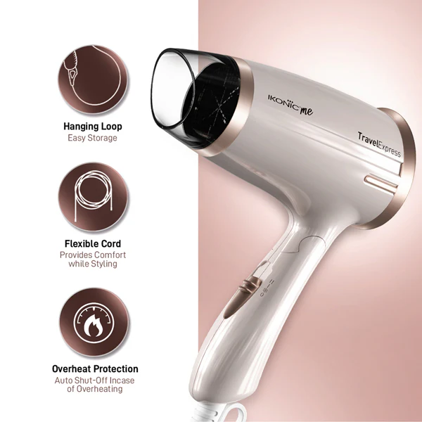 Ikonic Me Travel Express Hair Dryer 