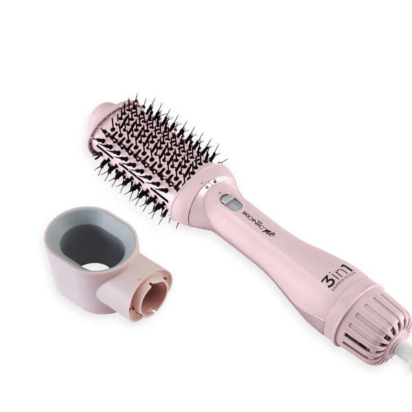 IKONIC ME 3 in 1 Express Styler 1200W (PINK) | Hot Air Blow Dryer | Volumizer | Ceramic Titanium coated barrel