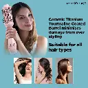 IKONIC ME 3 in 1 Express Styler 1200W (PINK) | Hot Air Blow Dryer | Volumizer | Ceramic Titanium coated barrel