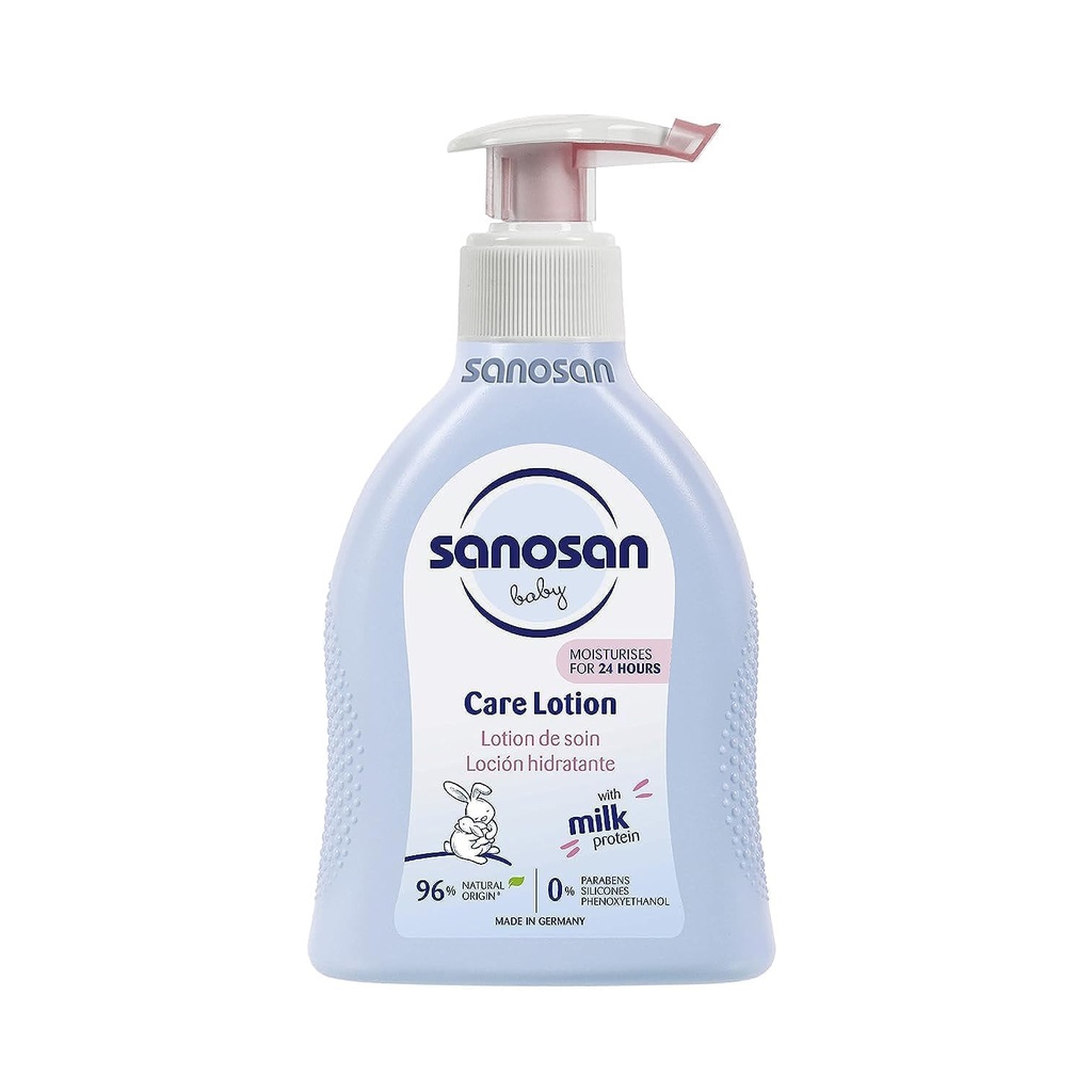 Sanosan Baby Care Lotion 200ml | Natural Milk Protein | Moisturizer