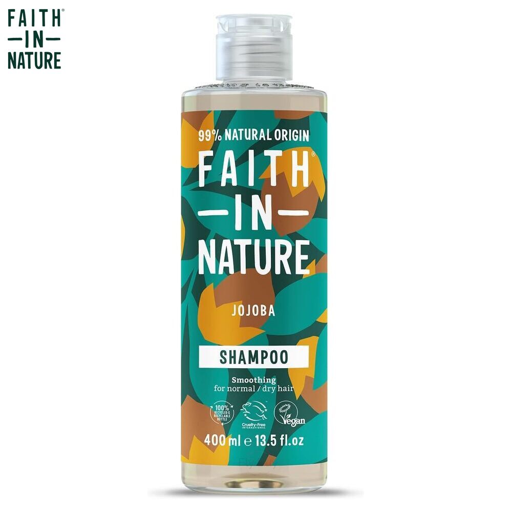 Faith in Nature Jojoba Shampoo 400 ml | For Normal to Dry Hair