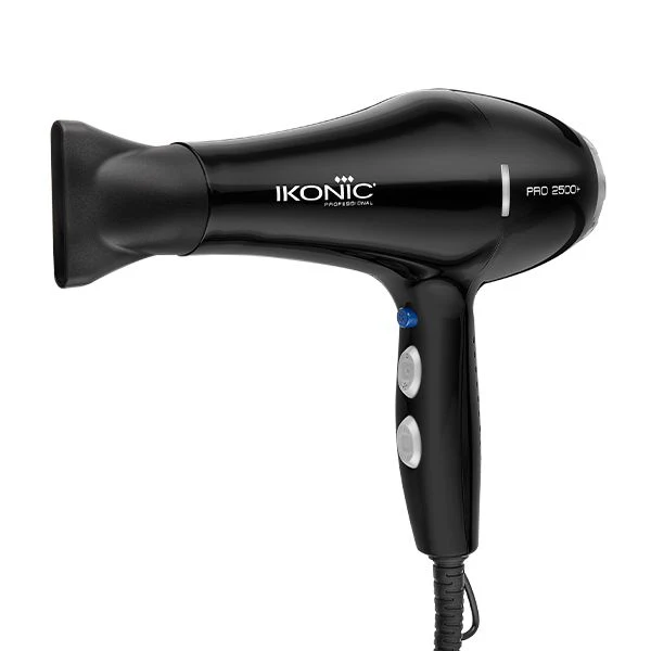 Ikonic Professional HD Pro 2500+ Hair Dryer (Black)