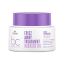 Schwarzkopf Professional BC Bonacure Frizz Away Hair Treatment Mask 500ml with Babassu Oil for Frizzy Hair